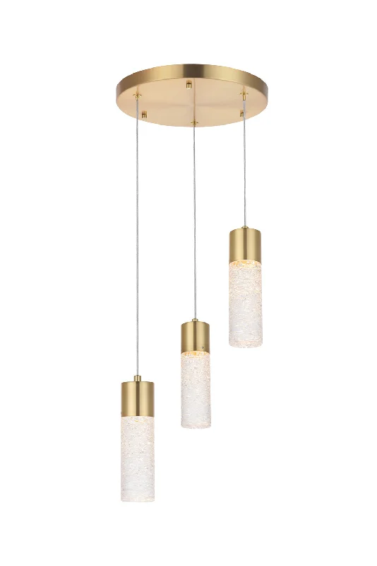 Metal Ceiling Lights in Brass, Copper, Stainless Steel, and IronConstellation LED Pendant