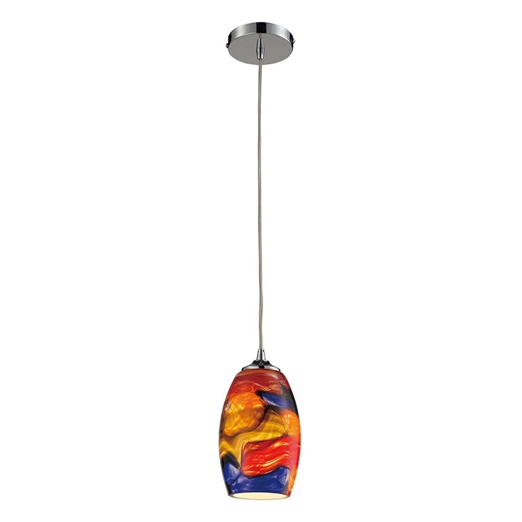 African - Inspired Ceiling Lights with Tribal Patterns and Natural MaterialsSurrealist Single-Light LED Pendant