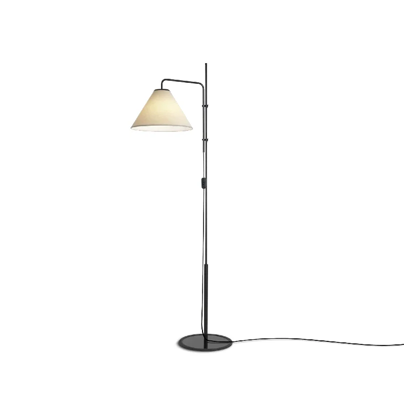 Metal Floor Lamp with a Matte Black Finish for a Sleek LookFuniculí Fabric Floor Lamp