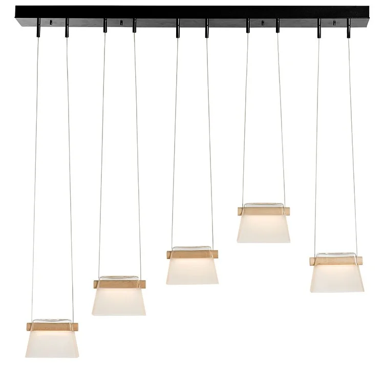 Art Deco Ceiling Lights with Geometric Patterns and Metallic FinishesMore Cowbell LED Pendant