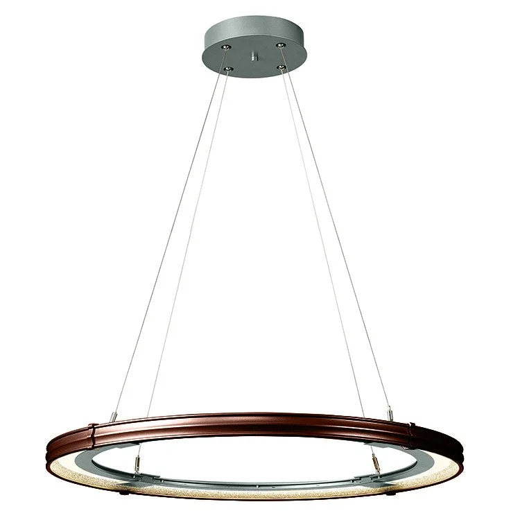 Metal Ceiling Lights in Brass, Copper, Stainless Steel, and IronAria LED Pendant