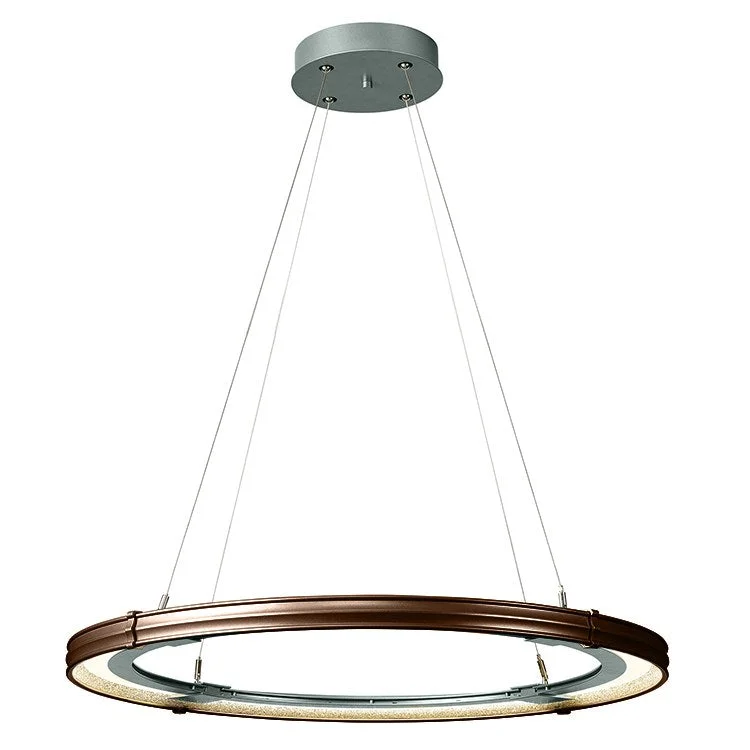 Metal Ceiling Lights in Brass, Copper, Stainless Steel, and IronAria LED Pendant