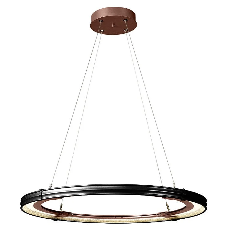 Metal Ceiling Lights in Brass, Copper, Stainless Steel, and IronAria LED Pendant