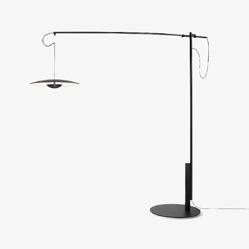 Fabric Floor Lamp with a Linen Shade for a Relaxed AestheticInnovative Directional Floor Lamp