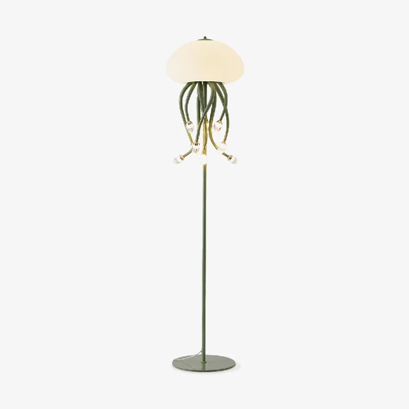 Metal Floor Lamp with a Matte Black Finish for a Sleek LookJellyfish Floor Lamp