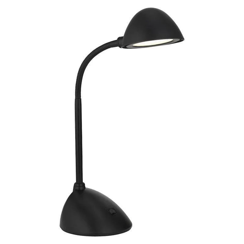 Metal Floor Lamp with a Matte Black Finish for a Sleek LookOaks Lighting Kade Black LED Desk Lamp