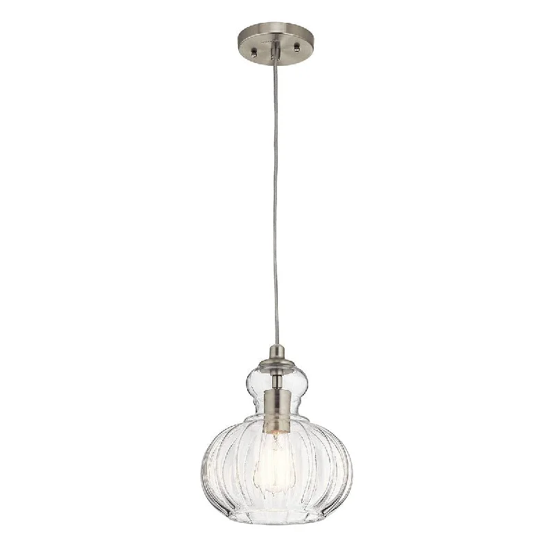 Bohemian Inspired Floor Lamp for Eclectic Home DecorKichler Riviera 1 Light Brushed Nickel Pendant Ceiling - 23cm Damaged Box