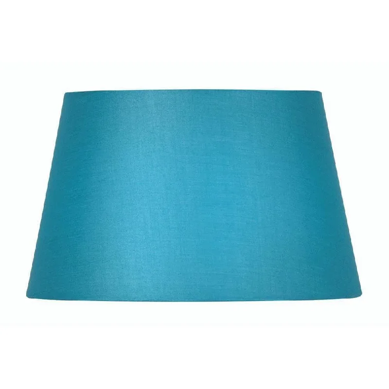 Glass Floor Lamp with Frosted Shades for Soft Diffused LightOaks Lighting 12" Cotton Drum Blue Lamp Shade - Items