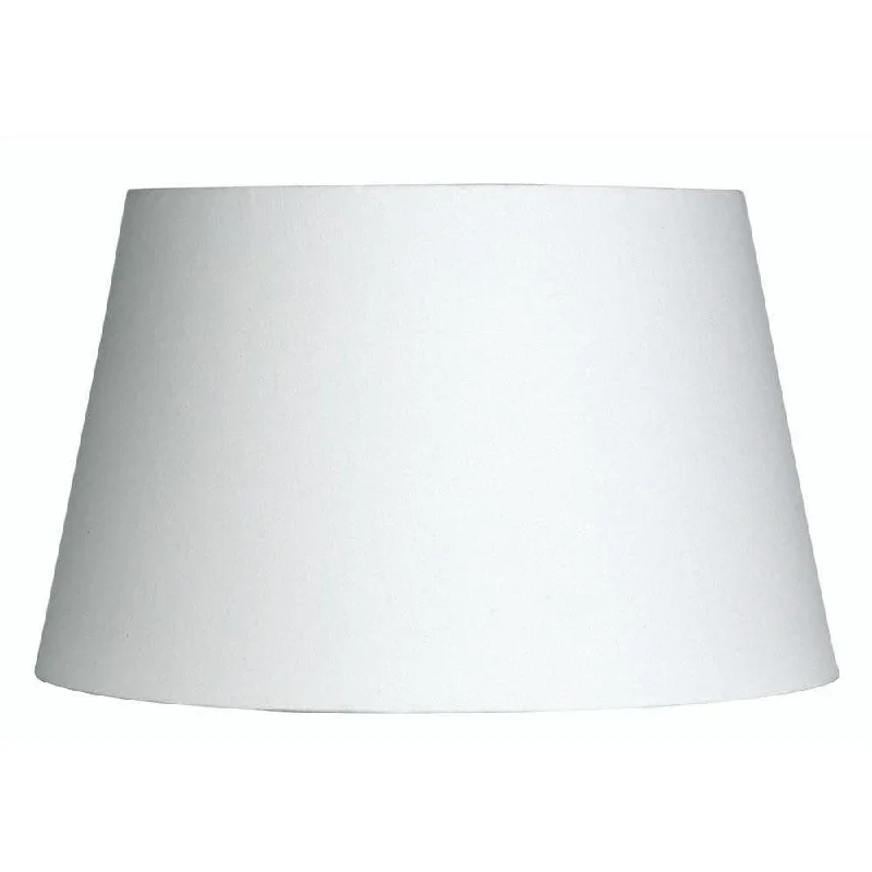 Marble Base Floor Lamp for a Touch of LuxuryOaks Lighting 12" Cotton Drum White Lamp Shade - Items