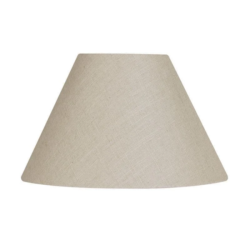 Metal Floor Lamp with a Matte Black Finish for a Sleek LookOaks Lighting 14" Linen Coolies Calico Lamp Shade - Items