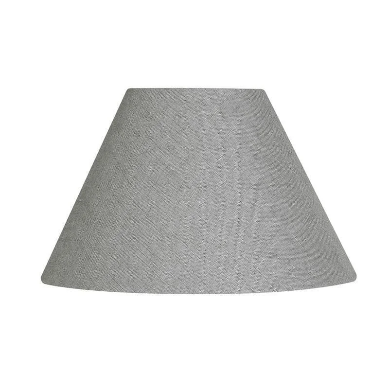 Glass Floor Lamp with Frosted Shades for Soft Diffused LightOaks Lighting 14" Linen Coolies Earl Grey Lamp Shade - Items