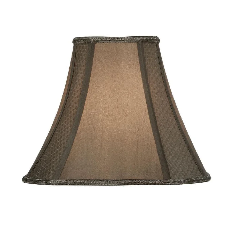 Fabric Floor Lamp with a Linen Shade for a Relaxed AestheticOaks Lamp Shade - Octagonal Gold Faux Silk Lined - Items