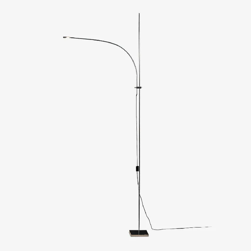 Industrial Style Floor Lamp with Exposed Bulbs for Loft ApartmentsMetal Body Graceful Floor Lamp