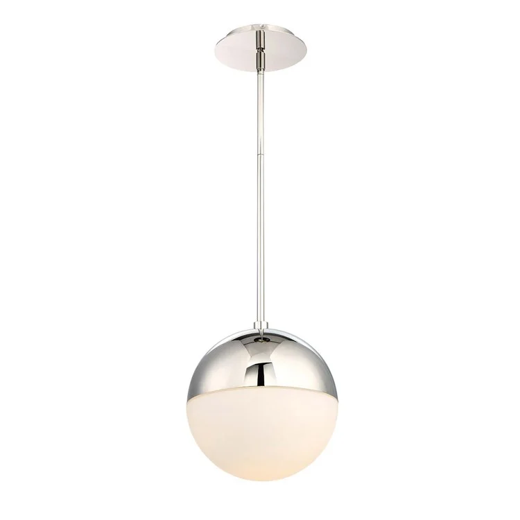 Japanese - Inspired Ceiling Lights with Shoji - Screen - like DiffusersPunk Single-Light 10" Round LED Pendant 3500K