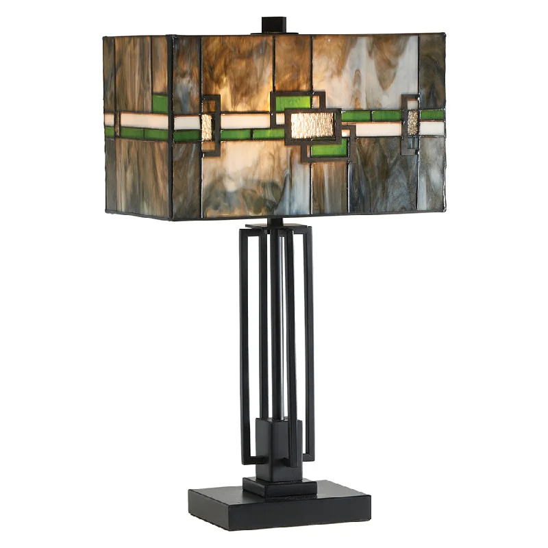 Dimmable Floor Lamp for Adjustable Lighting AmbianceOaks Lighting Edendale Tiffany Table Lamp