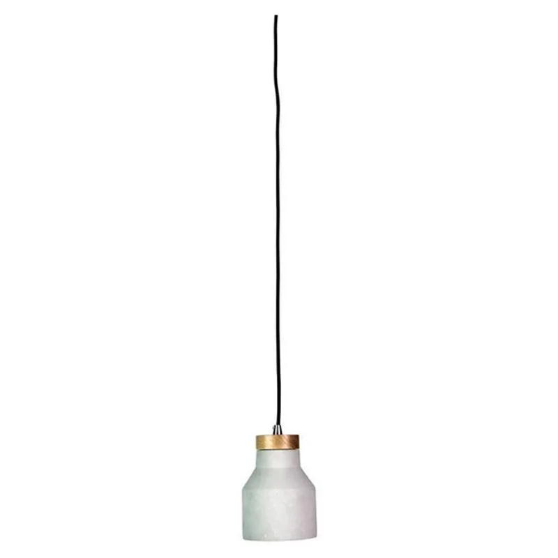 Industrial Area Lighting for Large Open SpacesPanto Pendant Scandustrial 1L Concrete+Timber Finish