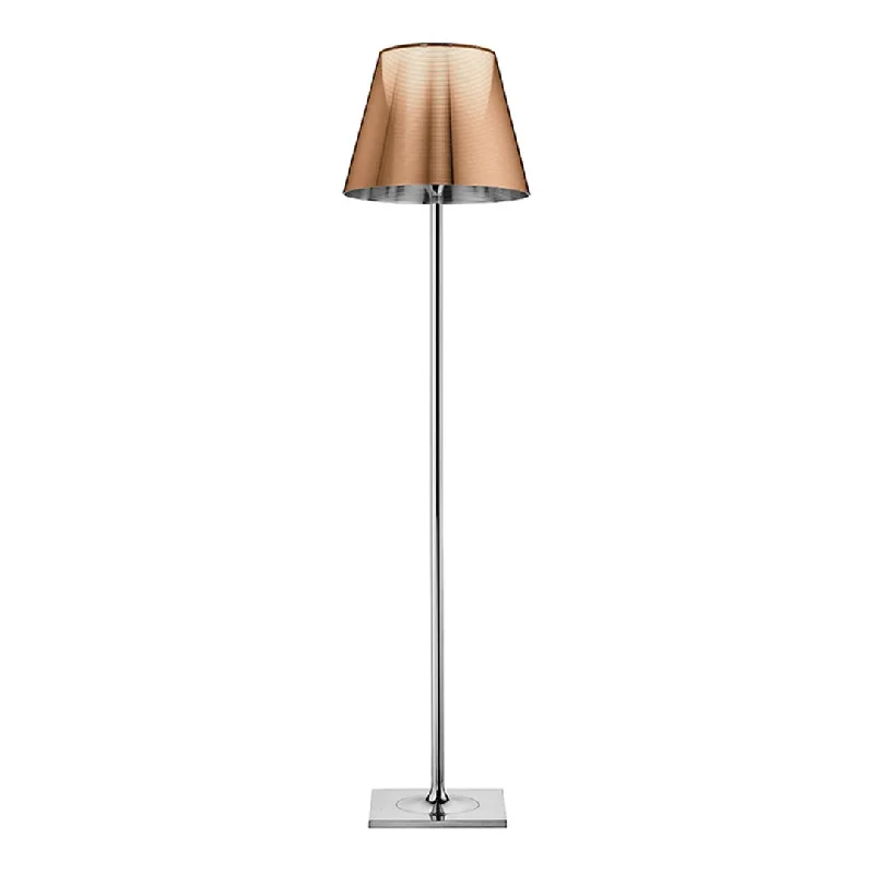 Metal Floor Lamp with a Matte Black Finish for a Sleek LookKtribe F Floor Lamp