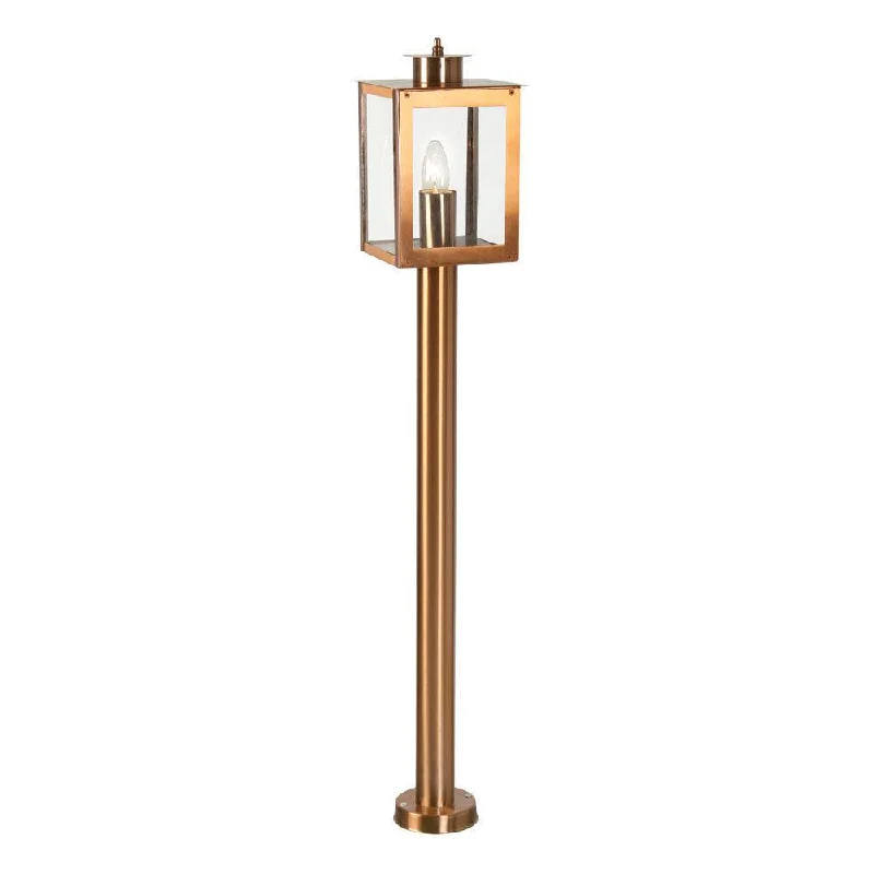 Metal Floor Lamp with a Matte Black Finish for a Sleek LookOaks Lighting Saxton 1M Copper Outdoor Mini Post - IP44