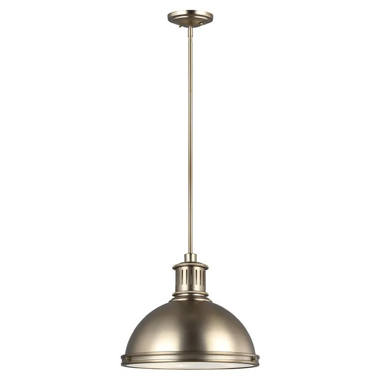 Metal Ceiling Lights in Brass, Copper, Stainless Steel, and IronPratt Street Metal Three-Light LED Pendant