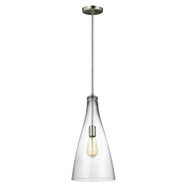 Metal Ceiling Lights in Brass, Copper, Stainless Steel, and IronArilda Single-Light LED Pendant