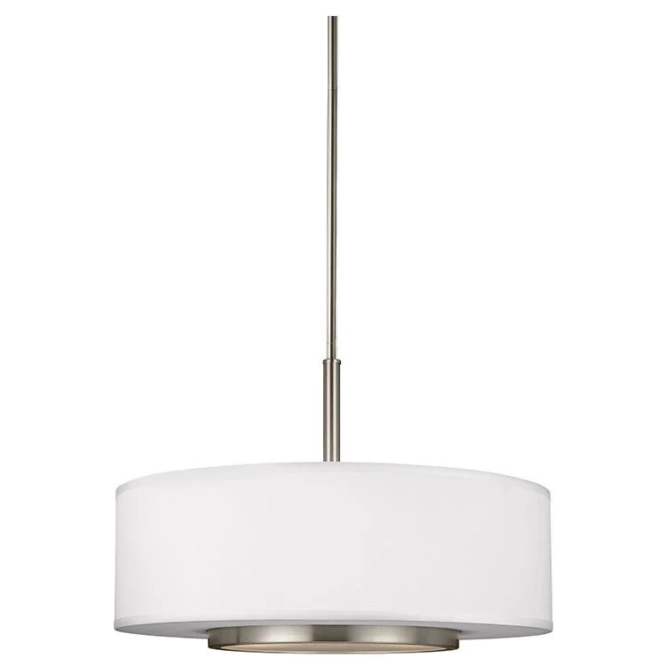 Metal Ceiling Lights in Brass, Copper, Stainless Steel, and IronNance Three-Light LED Pendant