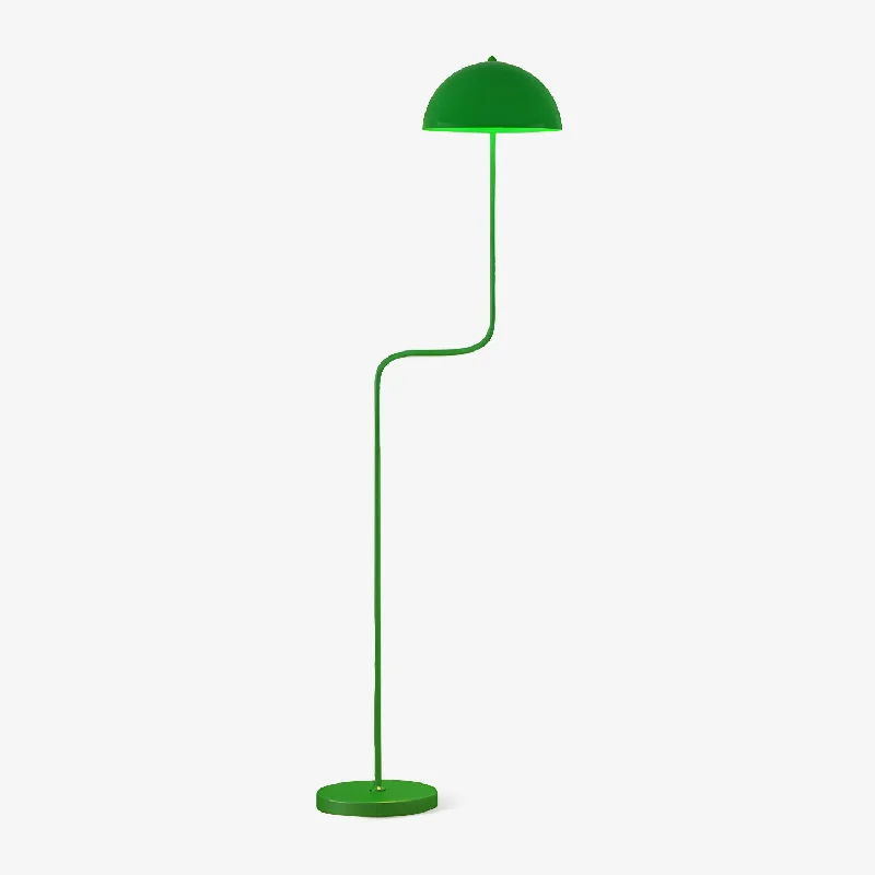 Smart Floor Lamp with Voice Control and Bluetooth ConnectivityVerdant Arc Floor Lamp