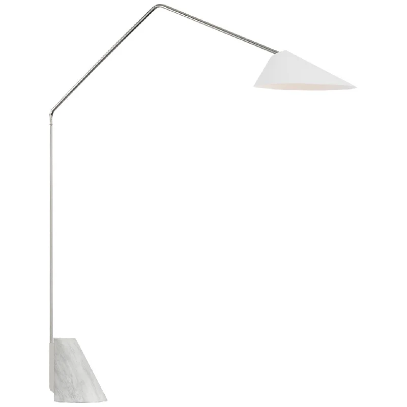 Metal Floor Lamp with a Matte Black Finish for a Sleek LookLorna LED Arc Floor Lamp