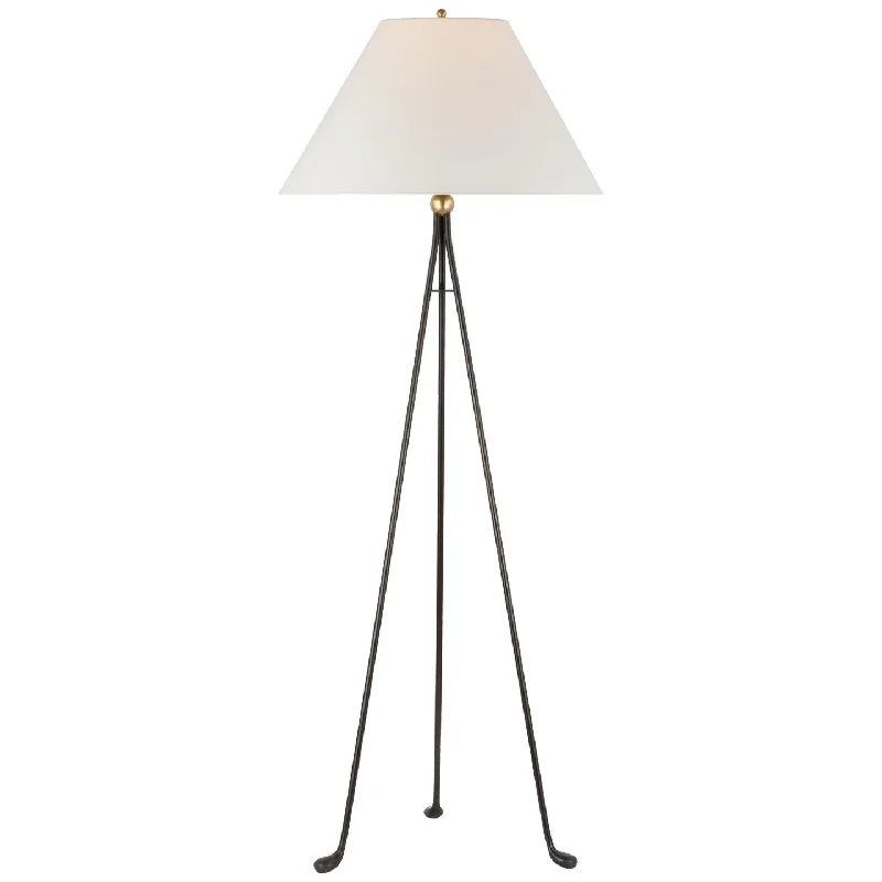 Metal Floor Lamp with a Matte Black Finish for a Sleek LookValley LED Floor Lamp