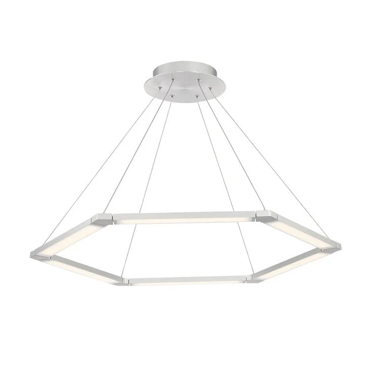 Art Nouveau Ceiling Lights with Organic, Flowing ShapesLune Six-Light 32" LED Pendant 3000K