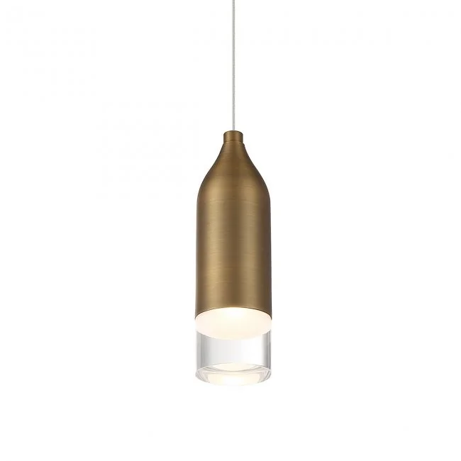 Scandinavian Style Ceiling Lights with Light Wood AccentsAction Single-Light 8" LED Pendant 3000K