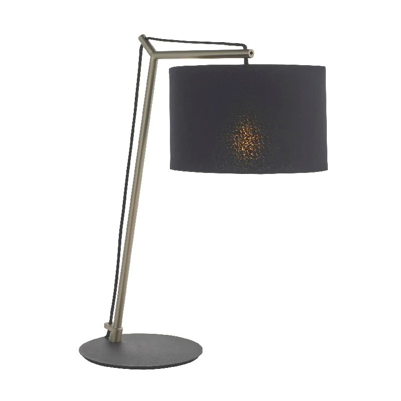 Metal Floor Lamp with a Matte Black Finish for a Sleek LookWimbledon Matt Nickel Table Lamp - Black Shade Damaged Box