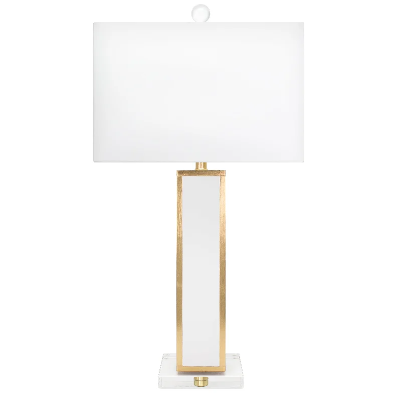 fabric table lamps with a linen shade for a relaxed and breathable look31.5"H White/Gold Blair Table Lamp with White Linen Shade