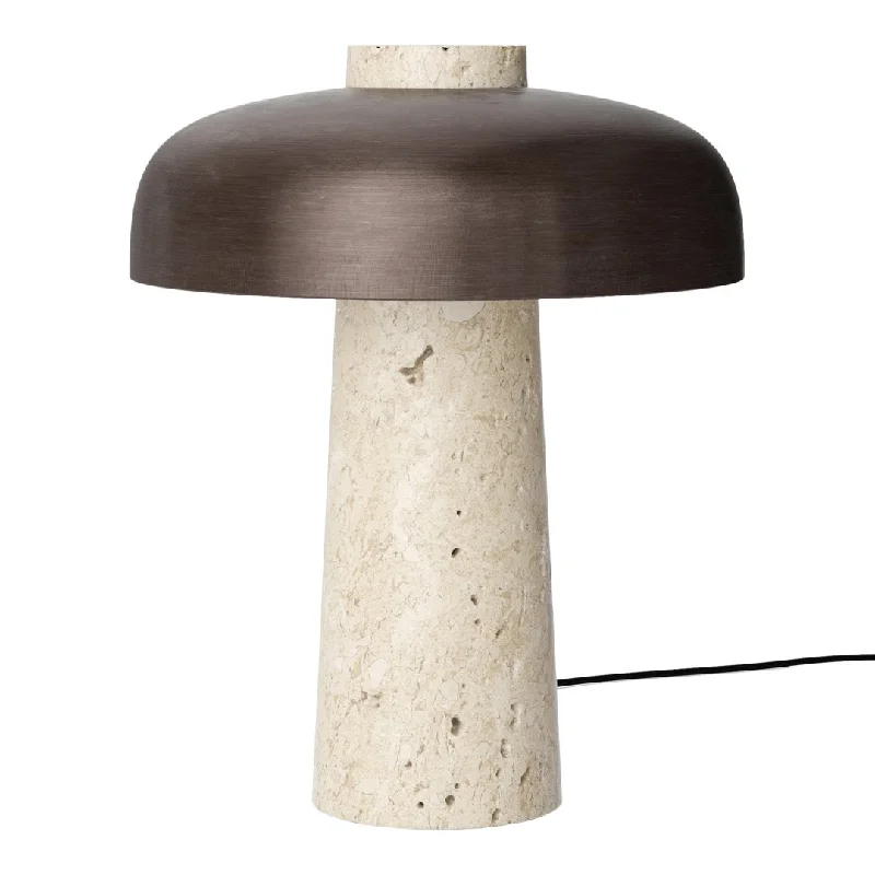 leather table lamps with a distressed texture for a rugged charmReverse Table Lamp