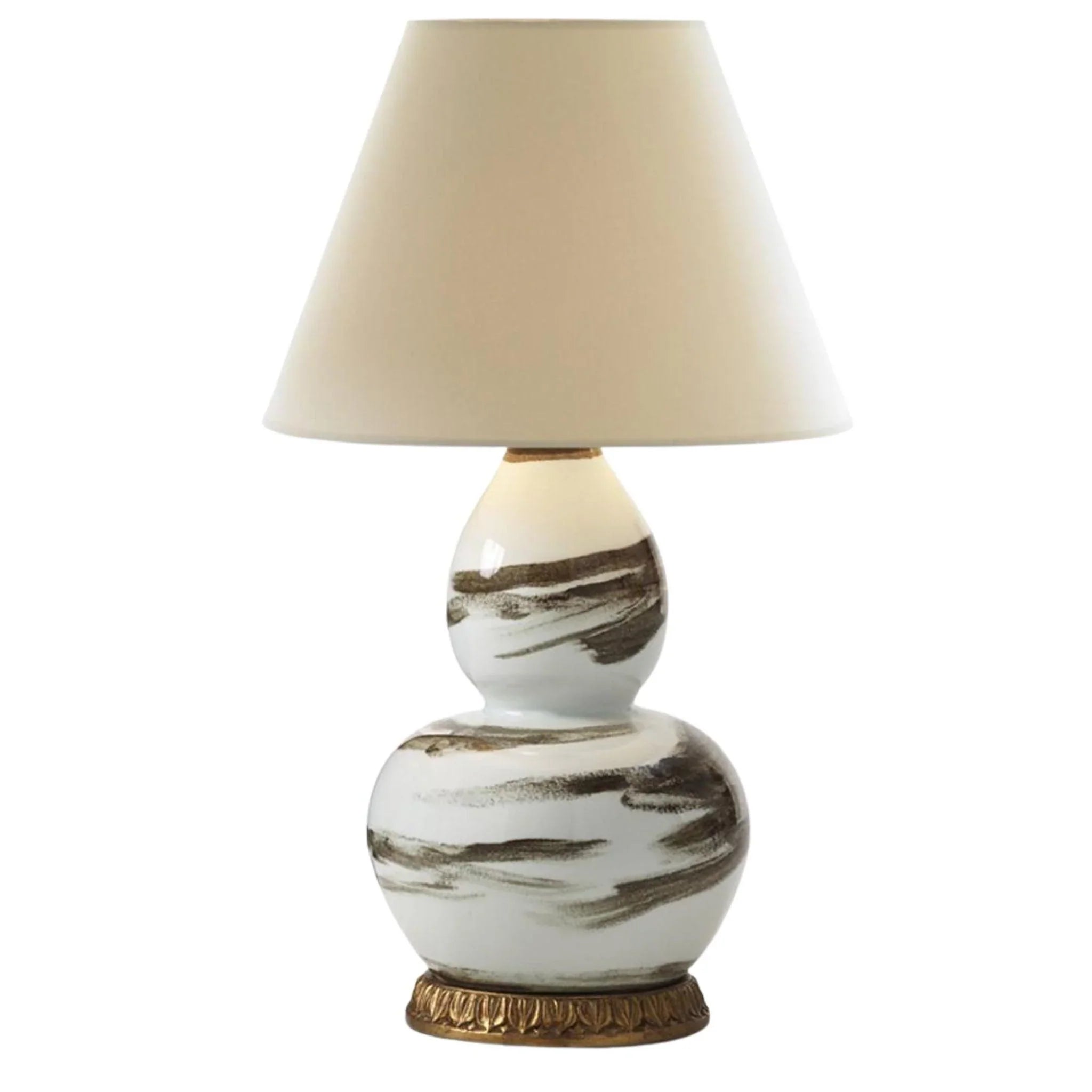 gothic style table lamps with dark finishes for a mysterious lookBrush Stroke Lamp in Brown