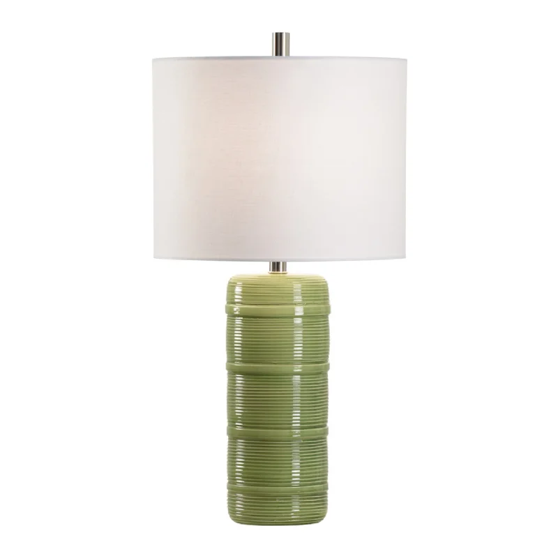 fabric table lamps with a linen shade for a relaxed and breathable lookCollodi Lamp in Green