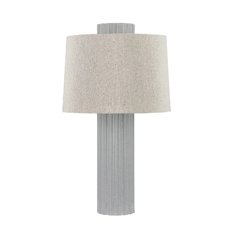 fabric table lamps with a linen shade for a relaxed and breathable lookManchester One Light Table Lamp