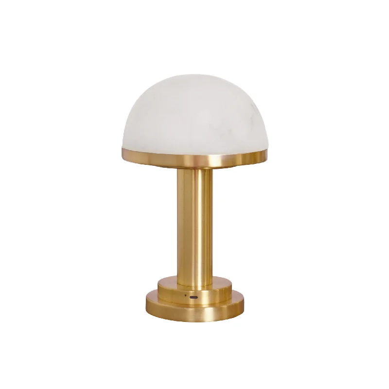 victorian style table lamps with ornate details for traditional homesIke Mini Rechargeable Table Lamp