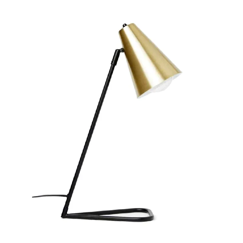 metal table lamps with a matte black finish for a sleek appearanceKingsley Metal Table Lamp Black and Gold