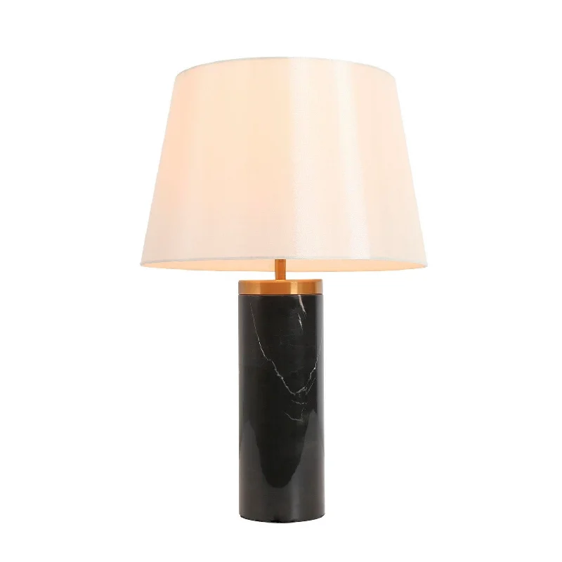 fabric table lamps with a linen shade for a relaxed and breathable lookOne Light Table Lamp