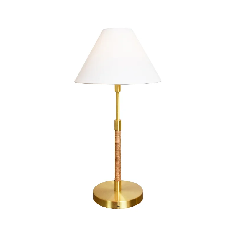 asian inspired table lamps with bamboo accents for a zen atmosphereMelton Rechargeable Table Lamp