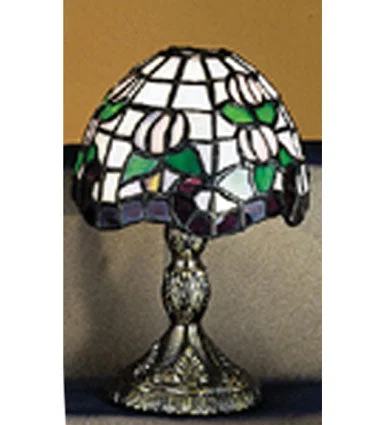 bohemian table lamps with colorful patterns for eclectic bedroomsRoseborder 5" Mini Lamp