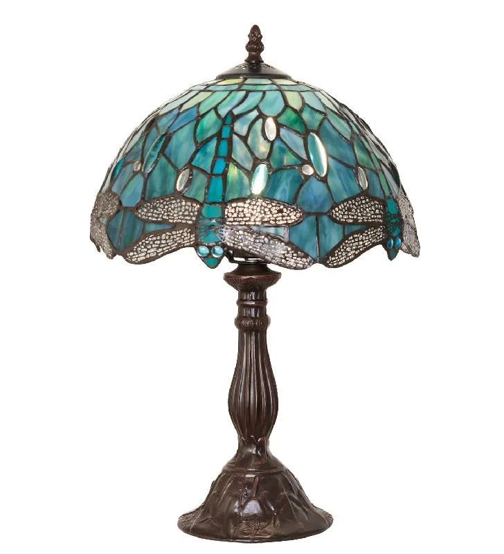 victorian style table lamps with ornate details for traditional homesTiffany Hanginghead Dragonfly One Light Table Lamp