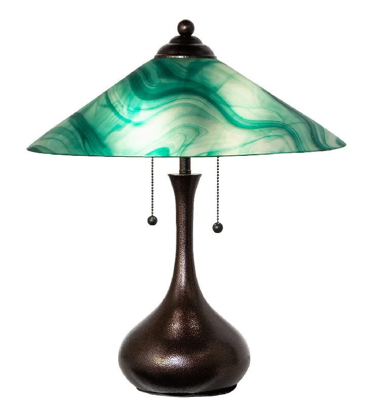 ceramic table lamps with hand painted designs for an artistic touchMetro Two Light Table Lamp