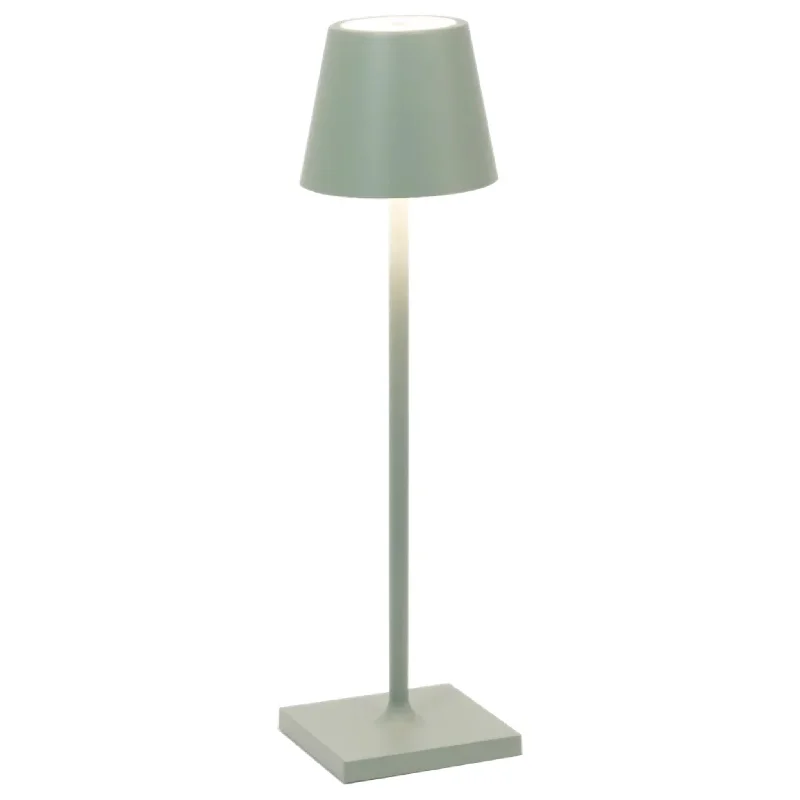 leather table lamps with a distressed texture for a rugged charmMicro Cordless Lamp, Sage