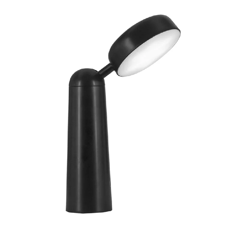 metal table lamps with a matte black finish for a sleek appearanceMini Rechargeable LED Table Lamp | 2 Colours