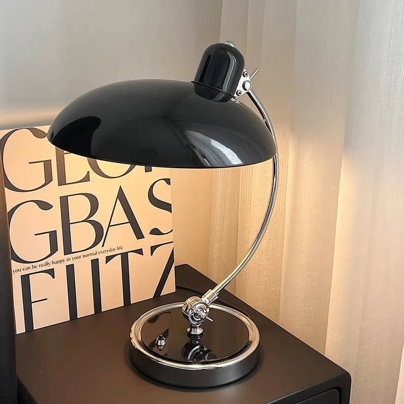 gothic style table lamps with dark finishes for a mysterious lookModernist Metal Table Lamp