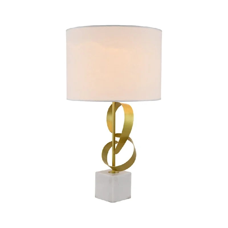 mid century modern table lamps with iconic designs for a stylish studyMozart Marble and Gold Table Lamp