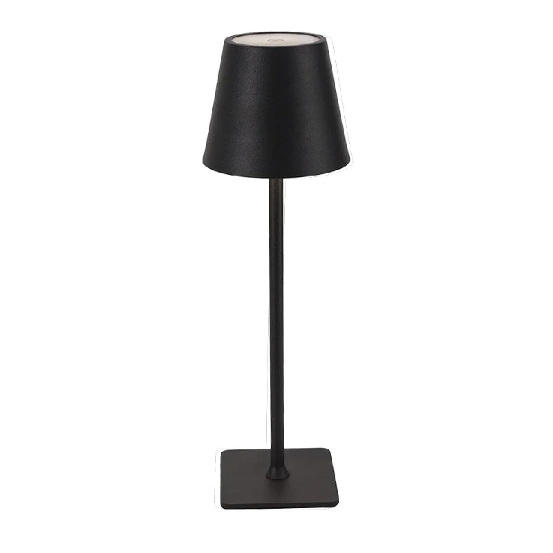 rustic farmhouse table lamps for cozy kitchensOslo Rechargeable LED Lamp Black | White