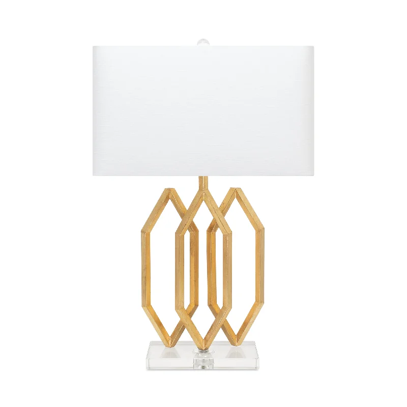 coastal style table lamps with nautical elements for beach housesPrescott Table Lamp - Gold