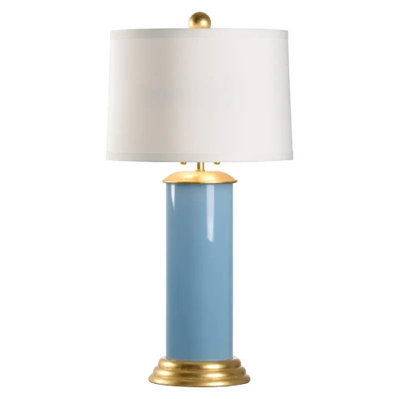 marble table lamps with a luxurious veined pattern for high end decorSavannah Lamp in Turquoise